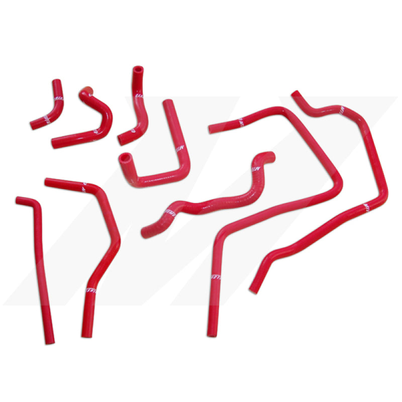 Mishimoto 01-05 Subaru WRX Red Silicone Ancillary Hoses - Fabrication