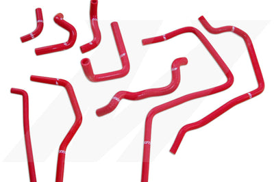 Mishimoto 01-05 Subaru WRX Red Silicone Ancillary Hoses - Fabrication