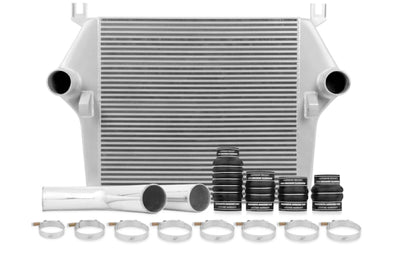 Mishimoto 03-07 Dodge 5.9L Cummins Intercooler Kit w/ Pipes (Silver) - Forced Induction