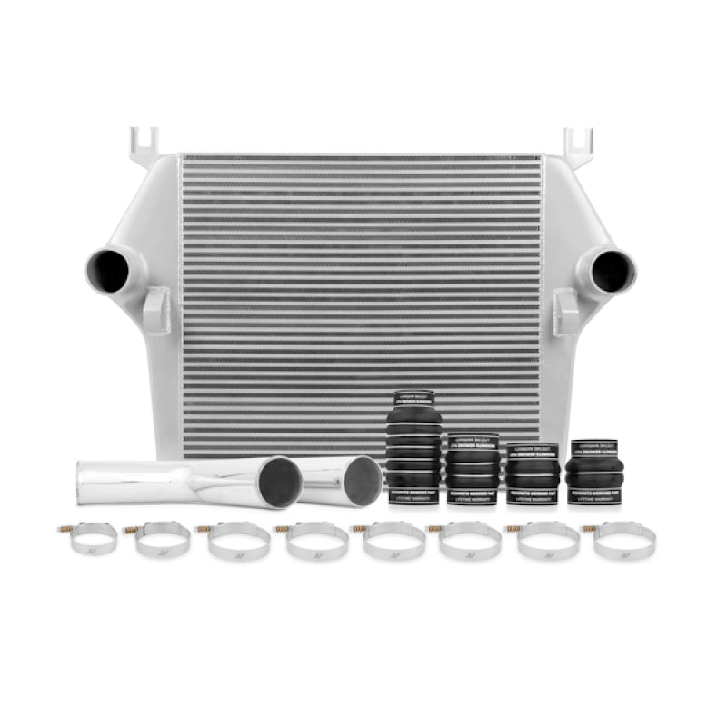 Mishimoto 03-07 Dodge 5.9L Cummins Intercooler Kit w/ Pipes (Silver) - Forced Induction