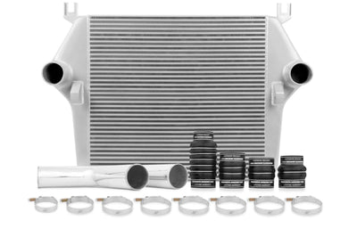 Mishimoto 03-07 Dodge 5.9L Cummins Intercooler Kit w/ Pipes (Silver) - Forced Induction