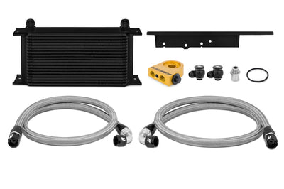 Mishimoto 03-09 Nissan 350Z / 03-07 Infiniti G35 (Coupe Only) Oil Cooler Kit - Thermostatic Black - Cooling