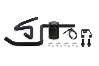 Mishimoto 05-14 Dodge Charger / Chrysler 300C 5.7L Direct Fit Oil Catch Can Kit - Black - Engine Components