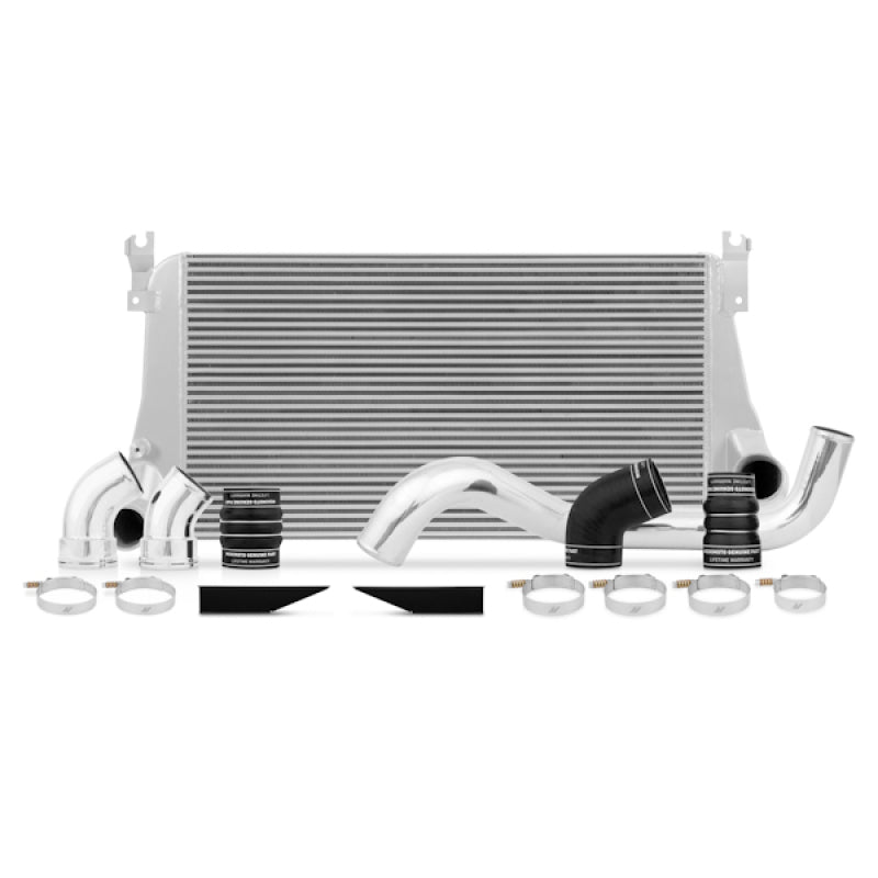 Mishimoto 06-10 Chevy 6.6L Duramax Intercooler Kit w/ Pipes (Silver) - Forced Induction