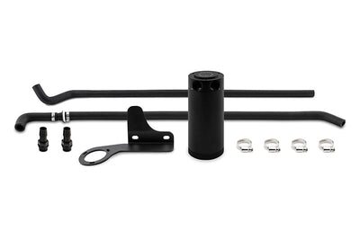 Mishimoto 07-13 Mazda Mazdaspeed3 Baffled Oil Catch Can Kit - Black (PCV Side) - Engine Components