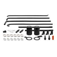 Mishimoto 08-14 Subaru WRX Baffled Oil Catch Can Kit - Black - Engine Components