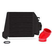 Mishimoto 08-14 Subaru WRX Top-Mount Intercooler Kit - Powder Coated Black & Red Hoses - Forced Induction