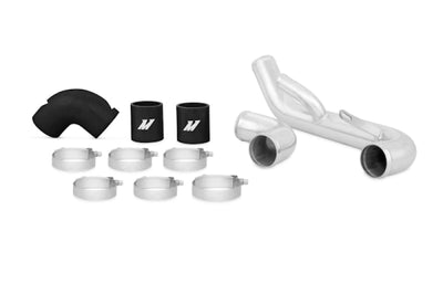 Mishimoto 08 + Mitsubishi Lancer Evolution X Black Lower Intercooler Pipe Kit - Forced Induction