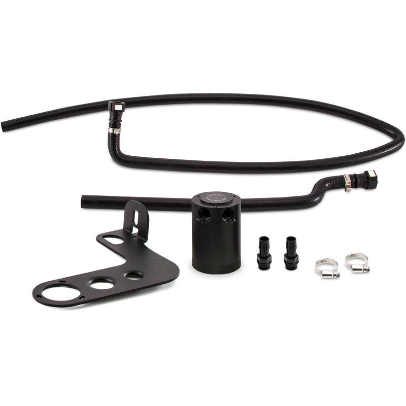 Mishimoto 10-15 Chevrolet Camaro SS (Automatic) Baffled Oil Catch Can Kit - Black - Engine Components