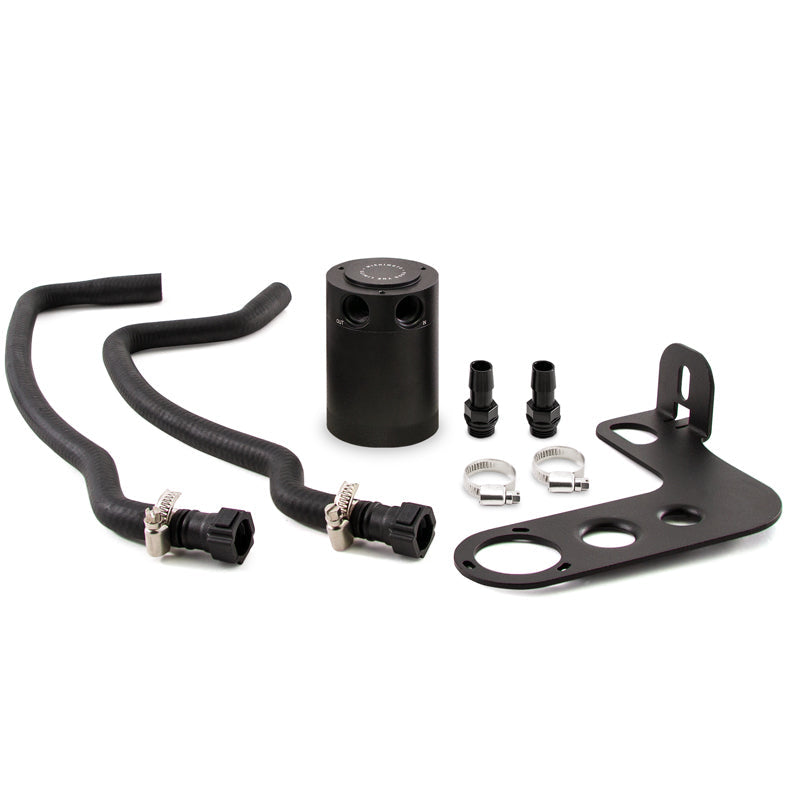 Mishimoto 10-15 Chevrolet Camaro SS Baffled Oil Catch Can Kit - Black - Engine Components