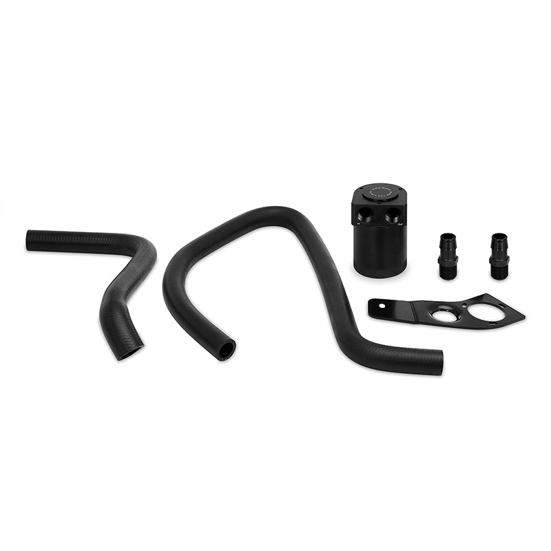 Mishimoto 11-13 BMW 335i/335ix/135i Baffled Oil Catch Can Kit - Black - Engine Components