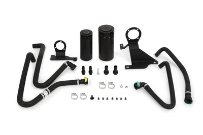 Mishimoto 11-14 Ford F-150 EcoBoost 3.5L Baffled Oil Catch Can Kit - Black - Engine Components