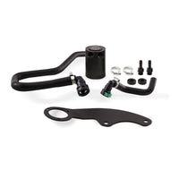 Mishimoto 11-14 Ford Mustang GT Baffled Oil Catch Can Kit - Black - Engine Components