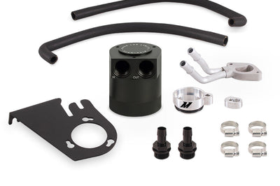 Mishimoto 11-16 Ford 6.7L Powerstroke Baffled Oil Catch Can Kit - Engine Components