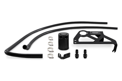 Mishimoto 12-18 Jeep Wrangler JK Baffled Oil Catch Can Kit - Black - Engine Components