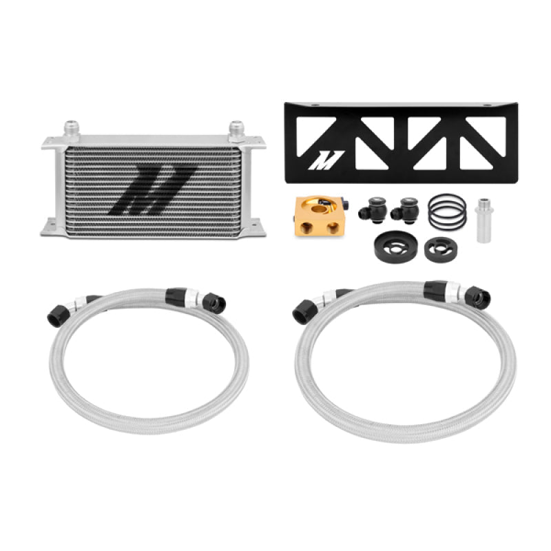 Mishimoto 13+ Subaru BRZ/Scion FR-S Thermostatic Oil Cooler Kit - Silver - Cooling
