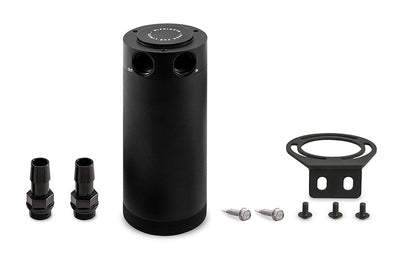 Mishimoto 2-Port Universal XL Baffled Catch Can - Black - Engine Components
