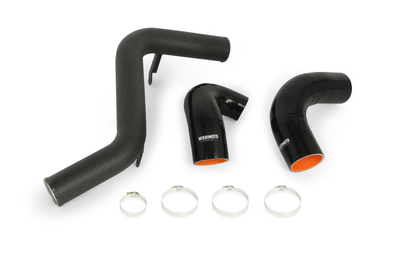 Mishimoto 2013 + Ford Focus ST Hot Side Intercooler Pipe Kit - Wrinkle Black - Forced Induction