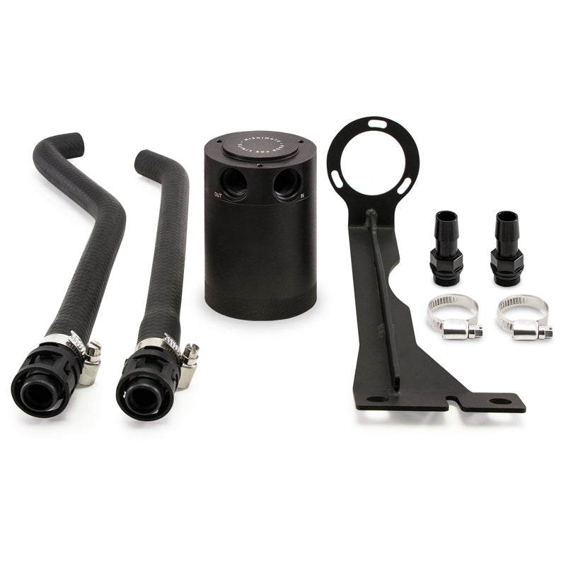 Mishimoto 2014 + Ford Fiesta ST Baffled Oil Catch Can Kit - Black - Engine Components