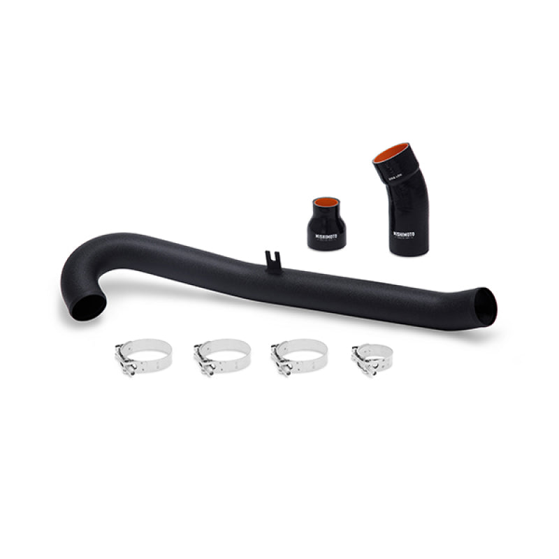 Mishimoto 2014 + Ford Fiesta ST Hot-Side Intercooler Pipe Kit - Wrinkle Black - Forced Induction