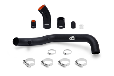 Mishimoto 2014 + Ford Fiesta ST Hot-Side Intercooler Pipe Kit - Wrinkle Black - Forced Induction
