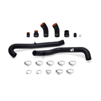 Mishimoto 2014 + Ford Fiesta ST Intercooler Pipe Kit - Wrinkle Black - Forced Induction