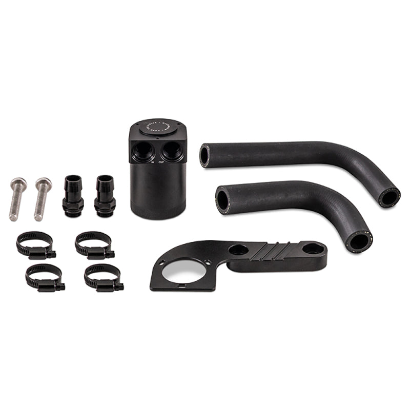 Mishimoto 2015 + BMW F8X M3/M4 Baffled Oil Catch Can - Wrinkle Black - Engine Components