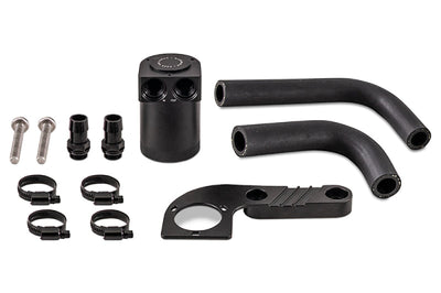 Mishimoto 2015 + BMW F8X M3/M4 Baffled Oil Catch Can - Wrinkle Black - Engine Components