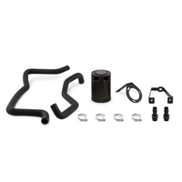 Mishimoto 2015 + Dodge Charger / Chrysler 300C 5.7L Direct Fit Oil Catch Can Kit - Black - Engine Components