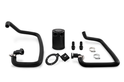 Mishimoto 2015 + Ford Mustang EcoBoost Baffled Oil Catch Can Kit - Black - Engine Components