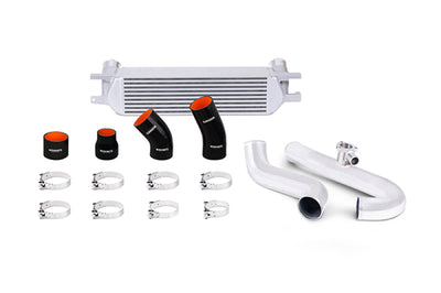 Mishimoto 2015 Ford Mustang EcoBoost Performance Intercooler Kit - Silver Core Polished Pipes - Forced Induction