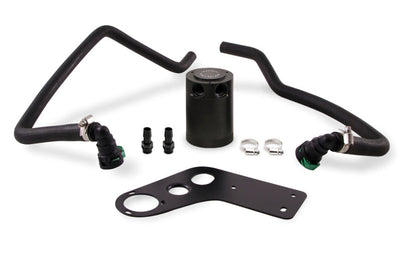 Mishimoto 2015 + Ford Mustang GT Baffled Oil Catch Can Kit - Black - Engine Components