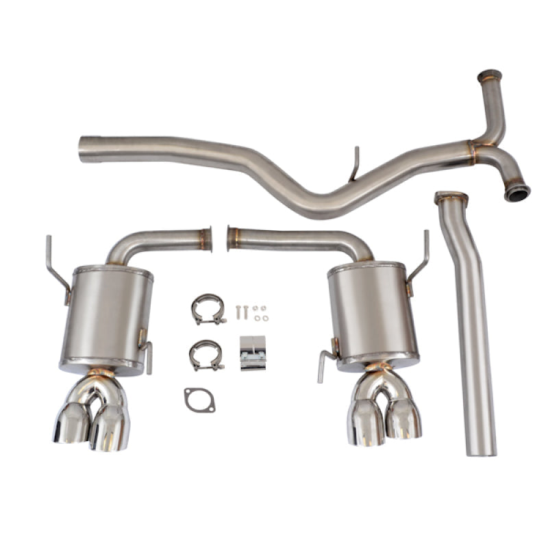 Mishimoto 2015 Subaru WRX 3in Stainless Steel Cat-Back Exhaust - Mufflers & Tips
