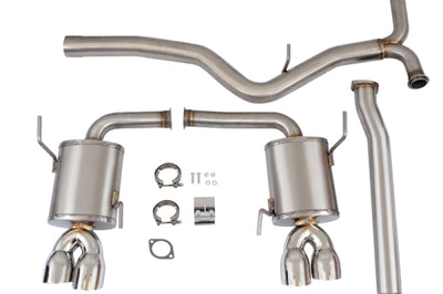 Mishimoto 2015 Subaru WRX 3in Stainless Steel Cat-Back Exhaust - Mufflers & Tips