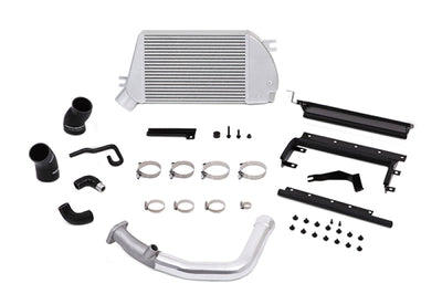 Mishimoto 2015 Subaru WRX Top-Mount Intercooler Kit - Powder Coated Silver & Polished Pipes - Forced Induction