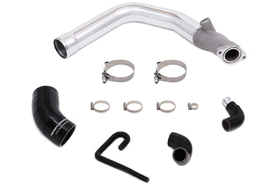 Mishimoto 2015 Subaru WRX Top-Mount Intercooler Kit - Powder Coated Silver & Polished Pipes - Forced Induction