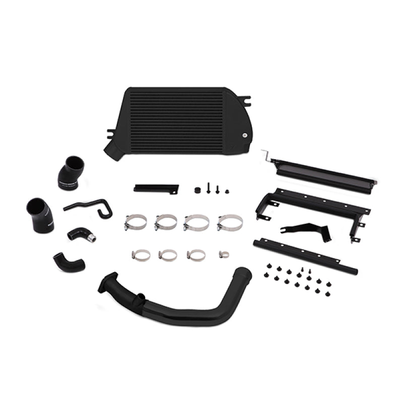 Mishimoto 2015 Subaru WRX Top-Mount Intercooler Kit - Powder Coated Black & Pipes - Forced Induction