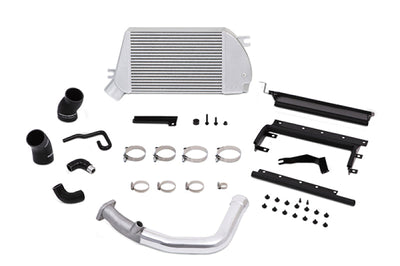 Mishimoto 2015 Subaru WRX Top-Mount Intercooler Kit - Powder Coated Silver & Polished Pipes - Forced Induction