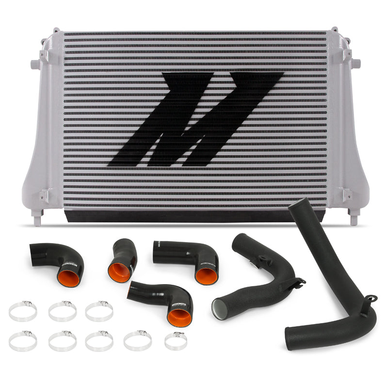 Mishimoto 2015 + VW MK7 Golf TSI / GTI / R Performance Intercooler Kit w/ Pipes (Black) - Forced Induction