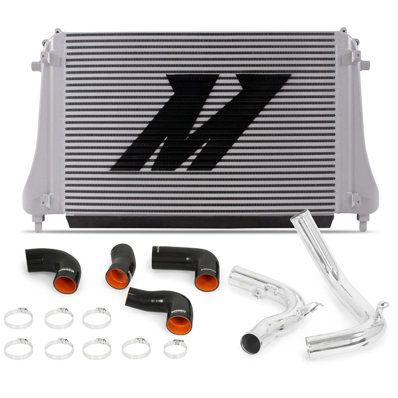 Mishimoto 2015 + VW MK7 Golf TSI / GTI / R Performance Intercooler Kit w/ Pipes (Polished) - Forced Induction