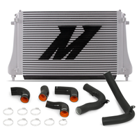 Mishimoto 2015 + VW MK7 Golf TSI / GTI / R Performance Intercooler Kit w/ Pipes (Black) - Forced Induction