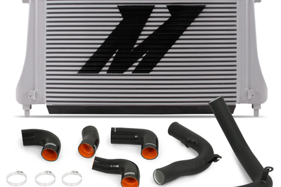 Mishimoto 2015 + VW MK7 Golf TSI / GTI / R Performance Intercooler Kit w/ Pipes (Black) - Forced Induction