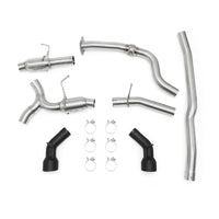 Mishimoto 2016 + Chevrolet Camaro 2.0T Dual Black Tip Cat-Back Exhaust - Mufflers & Tips