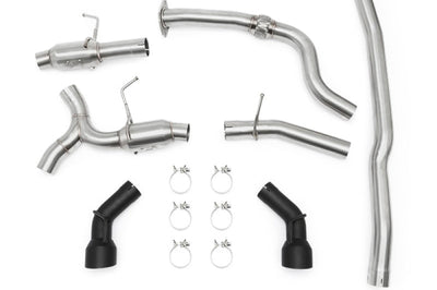 Mishimoto 2016 + Chevrolet Camaro 2.0T Dual Black Tip Cat-Back Exhaust - Mufflers & Tips