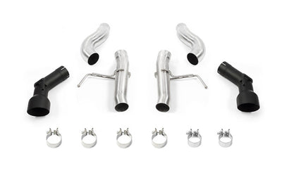 Mishimoto 2016 + Chevrolet Camaro 2.0T Dual-Tip Race Axle-Back Exhaust w/ Black Tips - Mufflers &