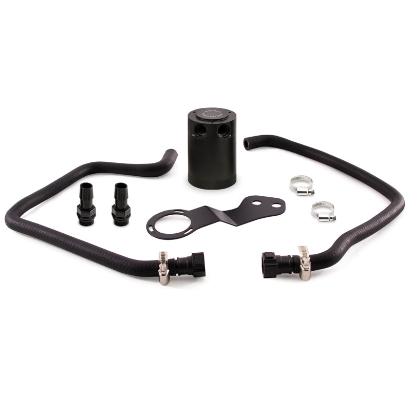 Mishimoto 2016 + Chevrolet Camaro SS Baffled Oil Catch Can Kit - Black - Engine Components
