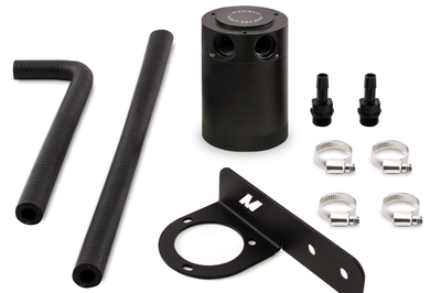 Mishimoto 2016 + Honda Civic 1.5L Turbo Baffled Oil Catch Can Kit - Black (PCV Side) - Engine Components