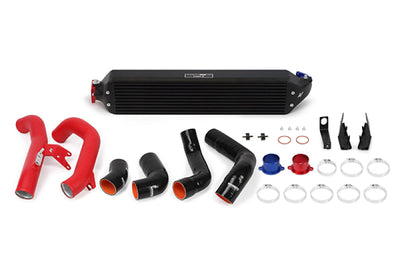 Mishimoto 2016 + Honda Civic 1.5T / 2017 + Si Black Intercooler Kit w/Red Pipes - Forced Induction