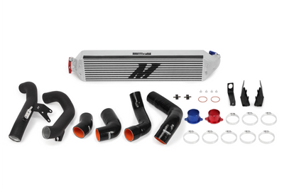 Mishimoto 2016 + Honda Civic 1.5T / 2017 + Si Silver Intercooler Kit w/Black Pipes - Forced Induction