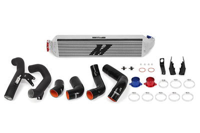 Mishimoto 2016 + Honda Civic 1.5T / 2017 + Si Silver Intercooler Kit w/Black Pipes - Forced Induction